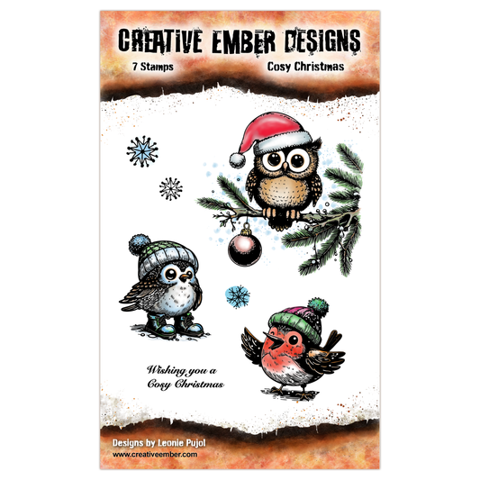 CEDTP005: Cosy Christmas - A6 Stamp Set