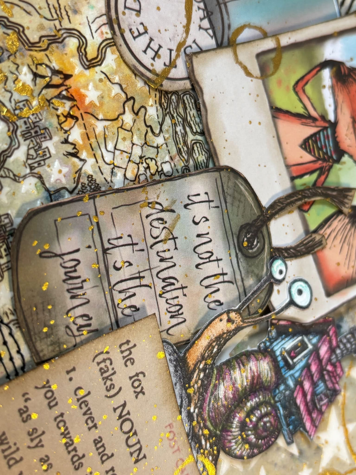 Creative Ember Designs Lost Luggage - Ephemera Die-Cuts