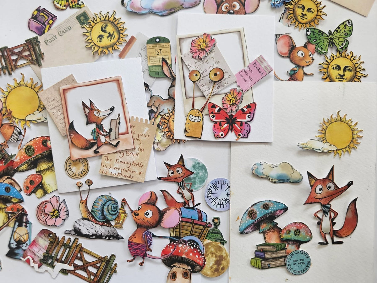 Creative Ember Designs Lost Luggage - Ephemera Die-Cuts