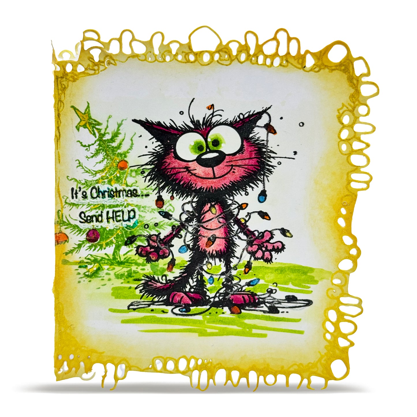 CEDTP011: Oh! Christmas Tree - A7 Stamp Set