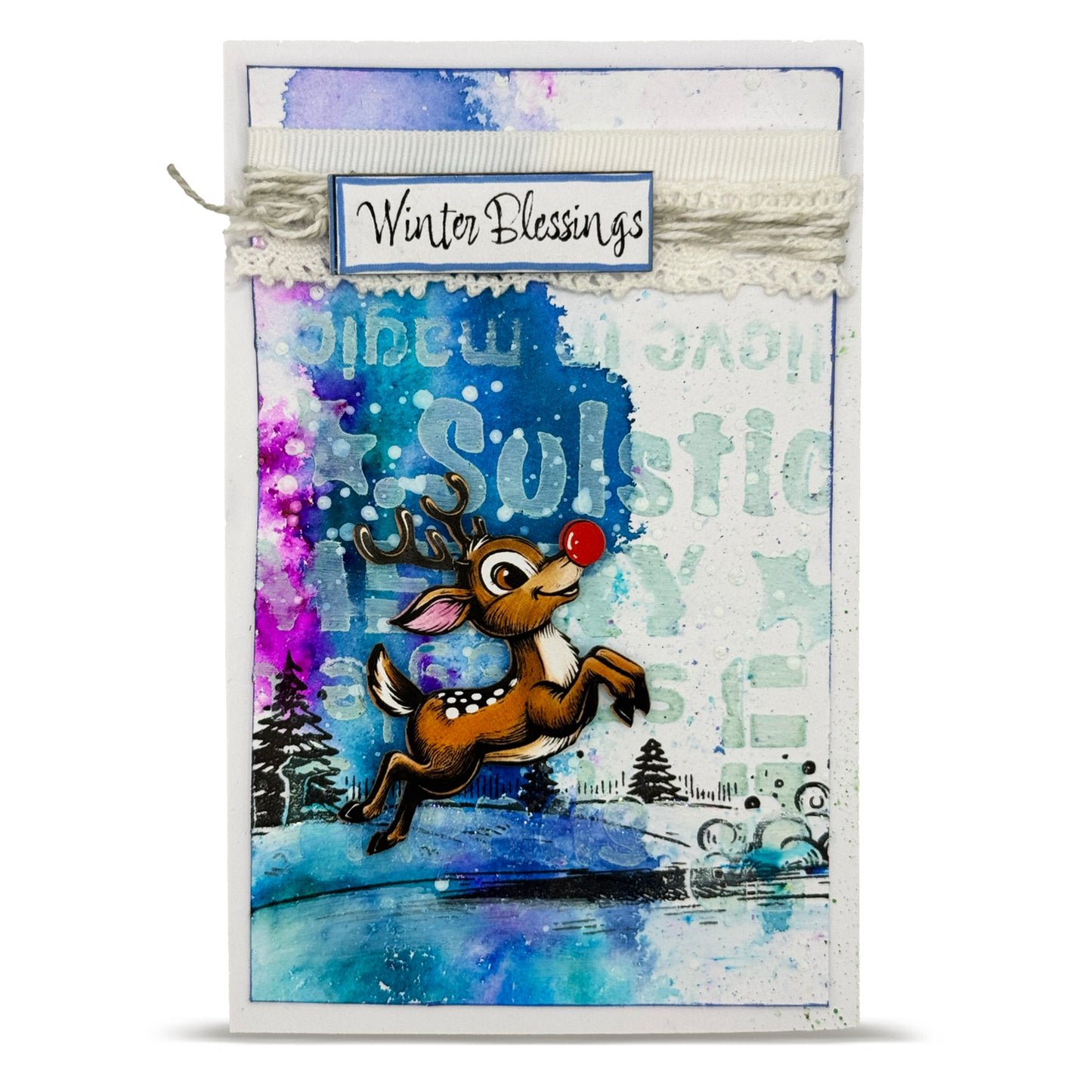 CEDPC003: Wordy - 6x6 (inch) Stencil