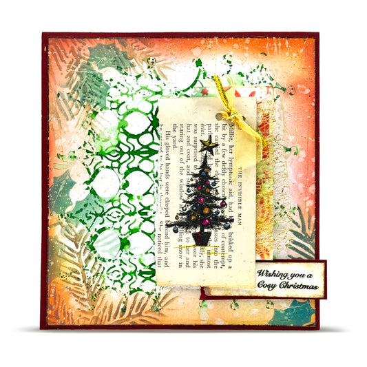 CEDPC001: Evergreen - 6x6 (inch) Stencil