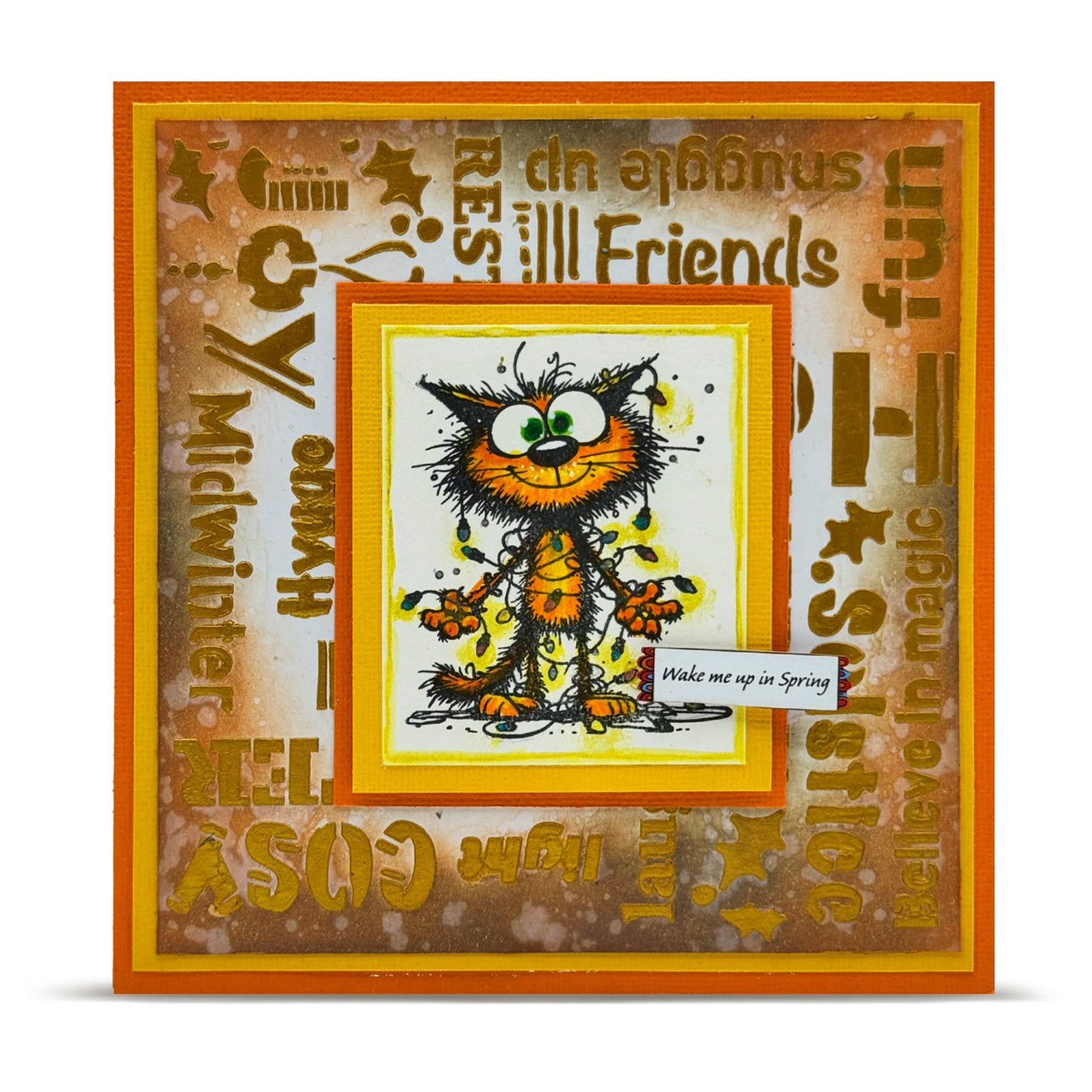 CEDPC003: Wordy - 6x6 (inch) Stencil